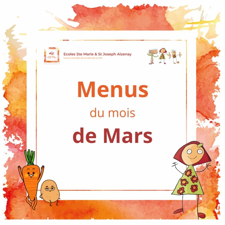 Menu de mars